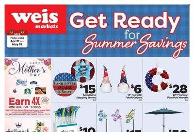 Weis (MD, NY, PA) Weekly Ad Flyer April 21 to April 28