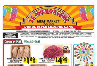 La Michoacana Meat Market (TX) Weekly Ad Flyer April 21 to April 28
