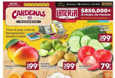 Cardenas (CA, NV) Weekly Ad Flyer April 21 to April 28