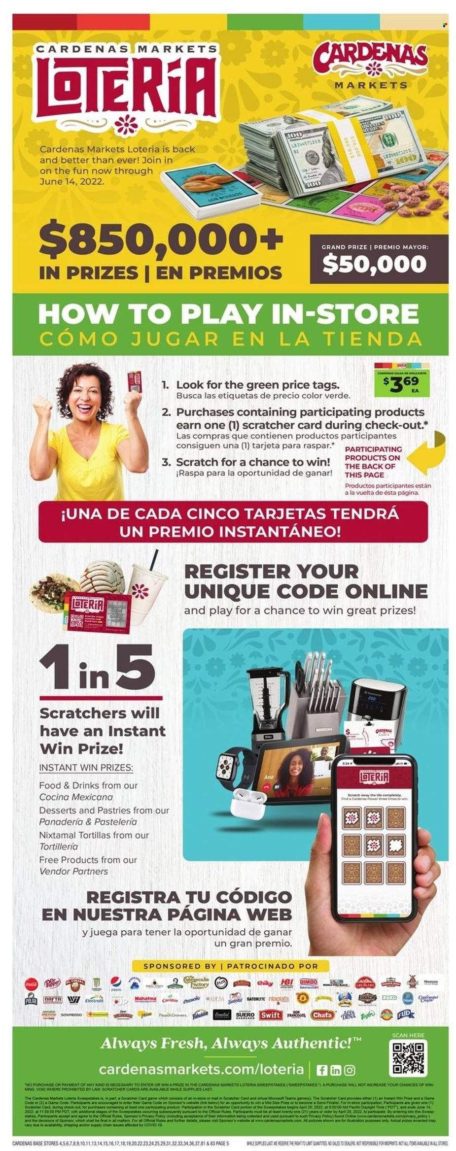 Cardenas (CA, NV) Weekly Ad Flyer April 21 to April 28