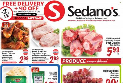 Sedano's (FL) Weekly Ad Flyer April 21 to April 28