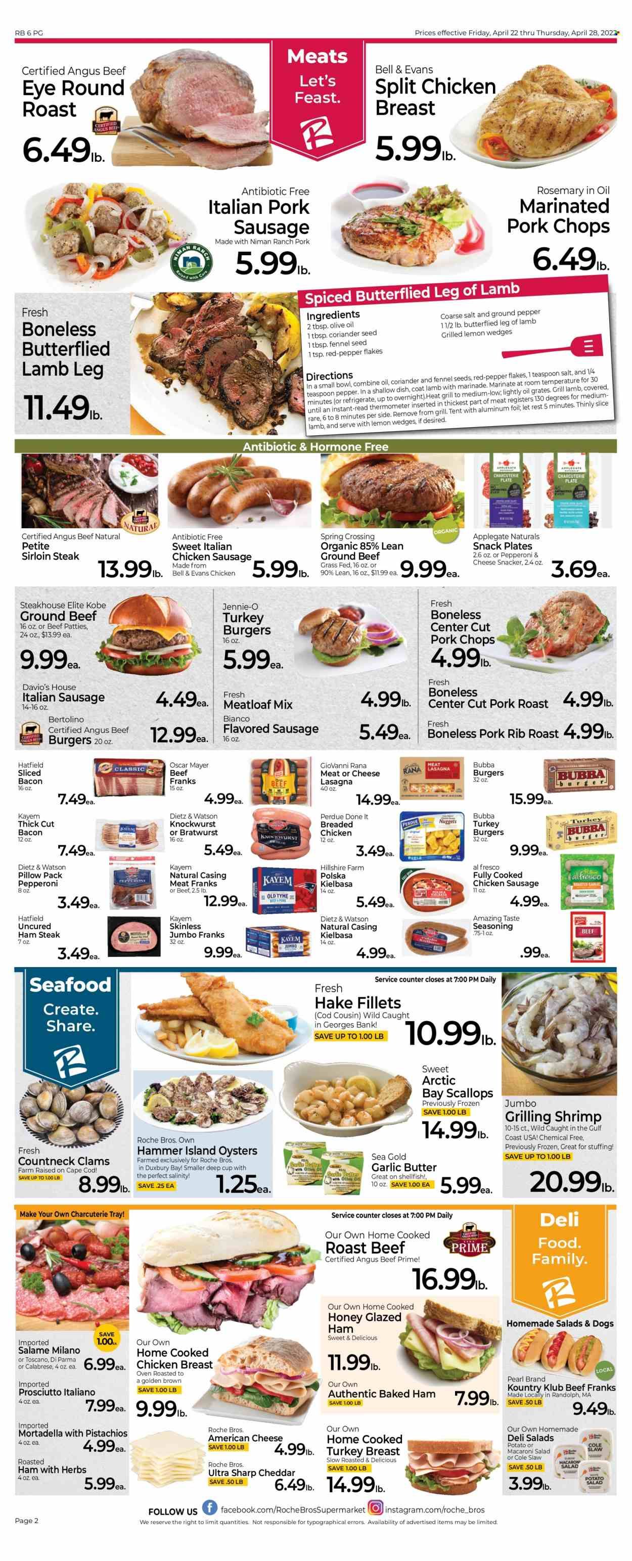 Roche Bros. (MA) Weekly Ad Flyer April 21 to April 28