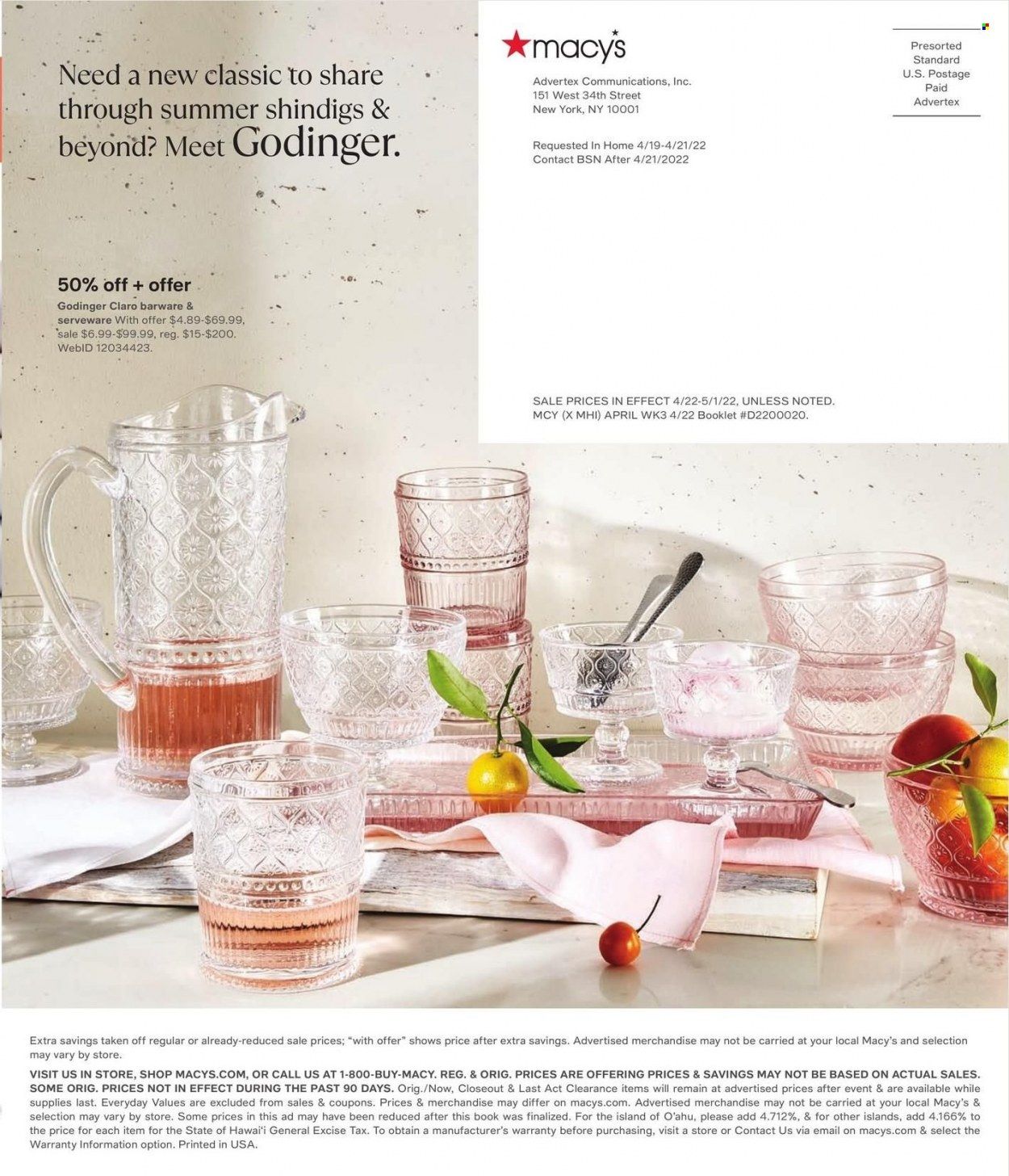 Macy's Weekly Ad Flyer April 22 to April 29