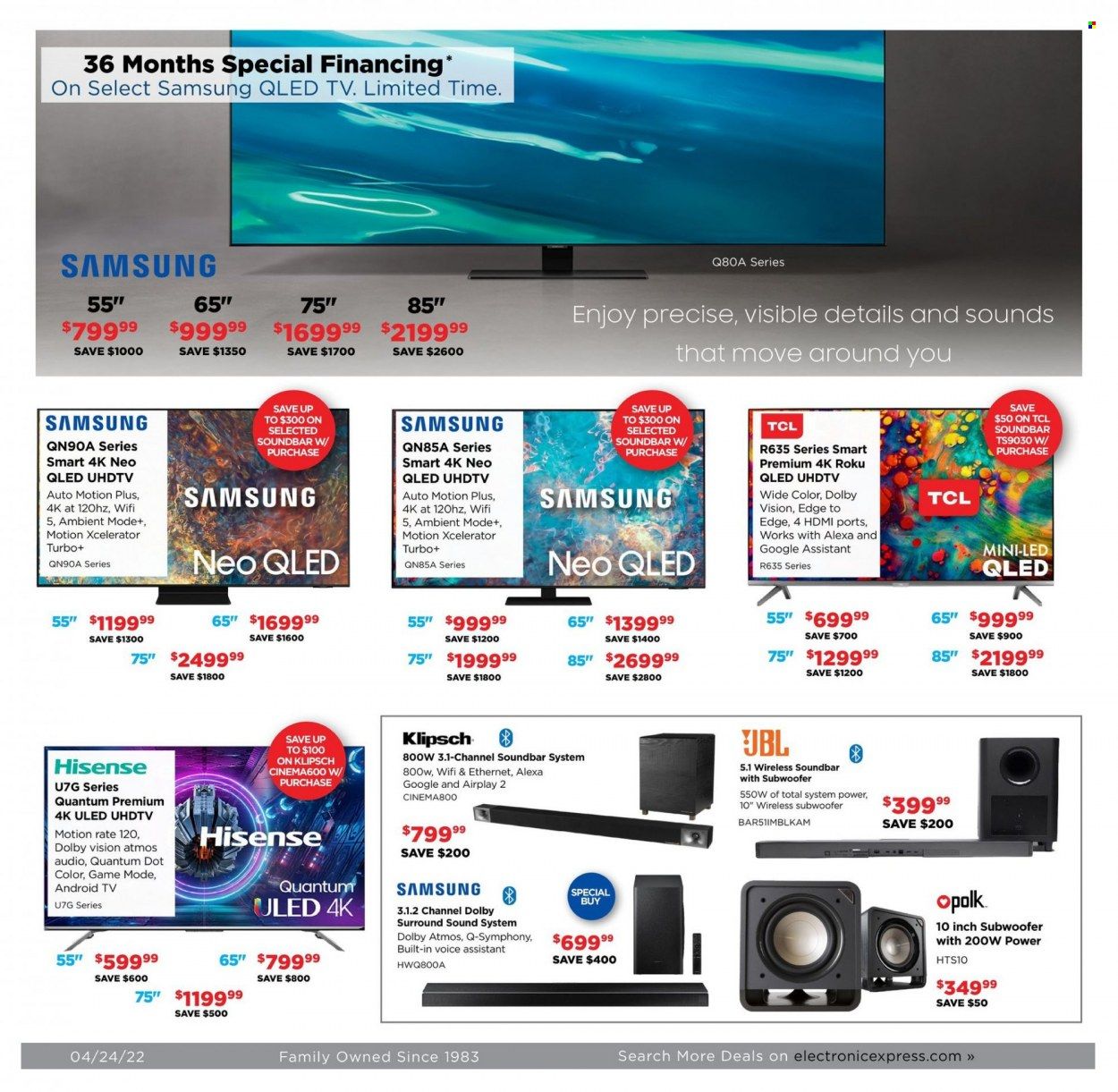 Electronic Express (AL, TN) Weekly Ad Flyer April 24 to May 1