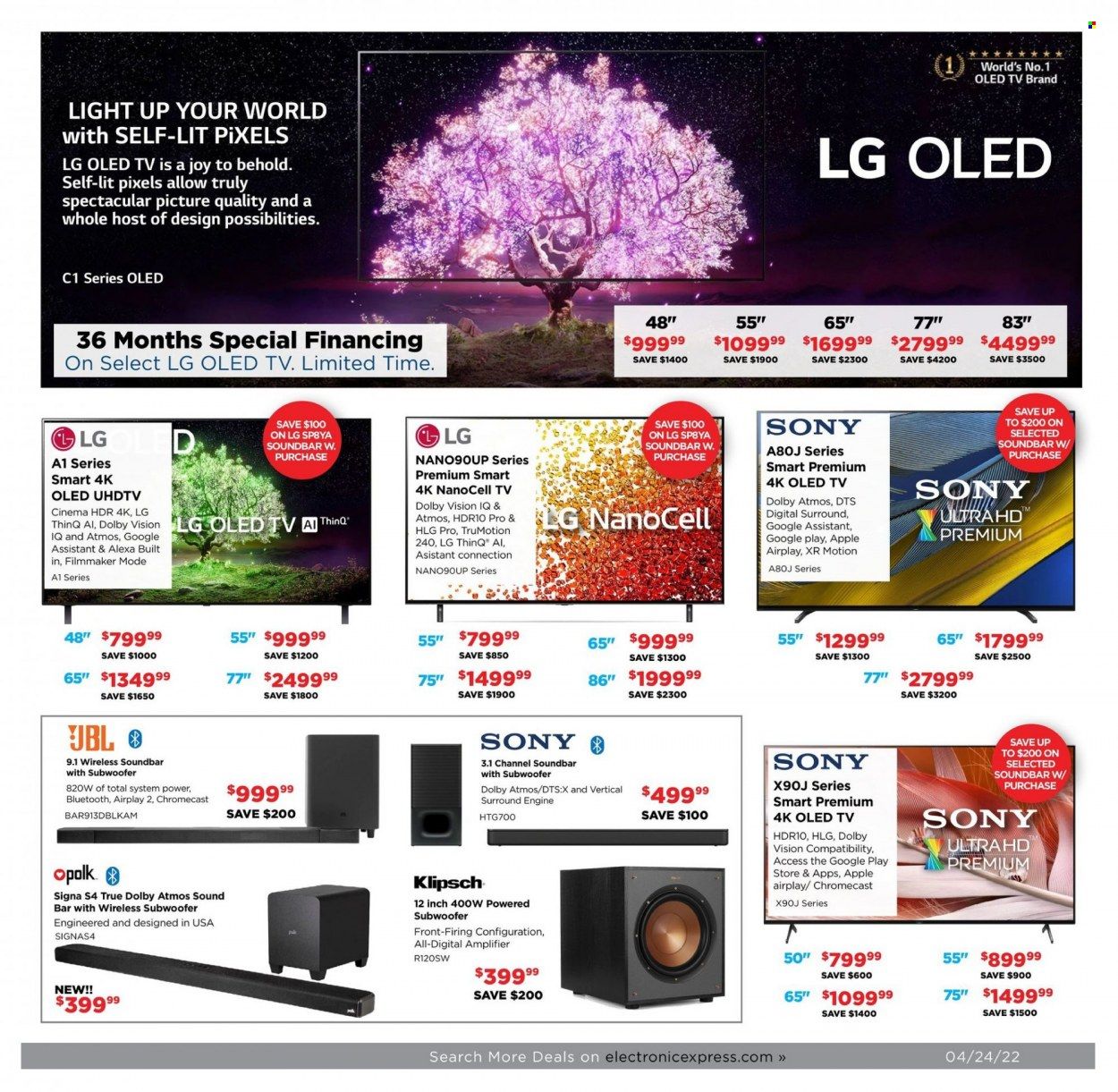 Electronic Express (AL, TN) Weekly Ad Flyer April 24 to May 1