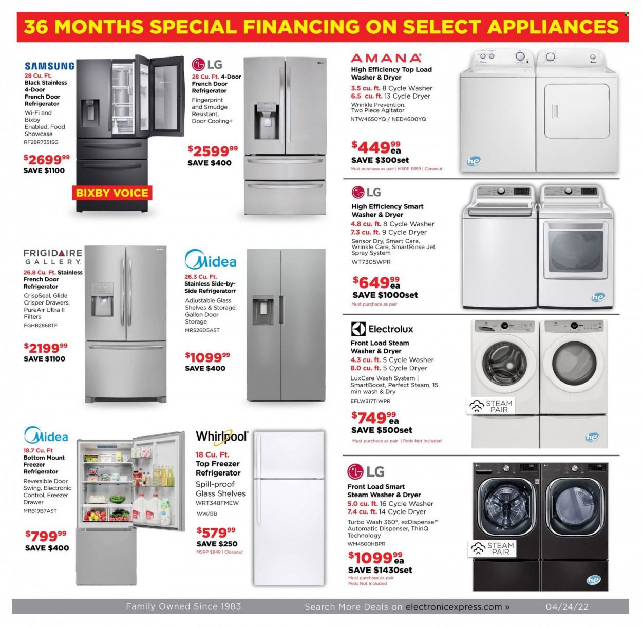 Electronic Express (AL, TN) Weekly Ad Flyer April 24 to May 1