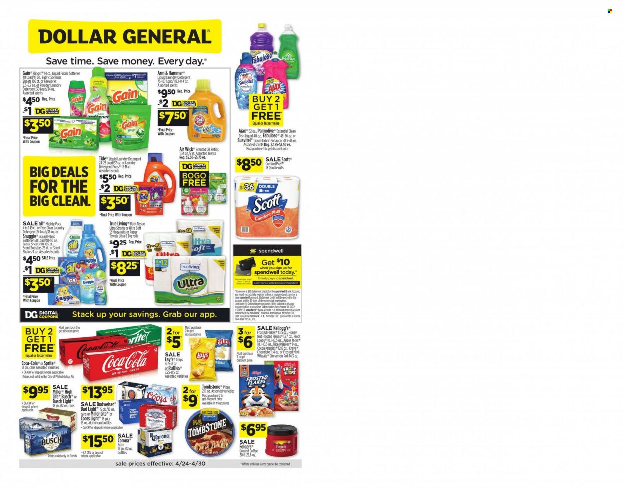 Dollar General (FL) Weekly Ad Flyer April 25 to May 2