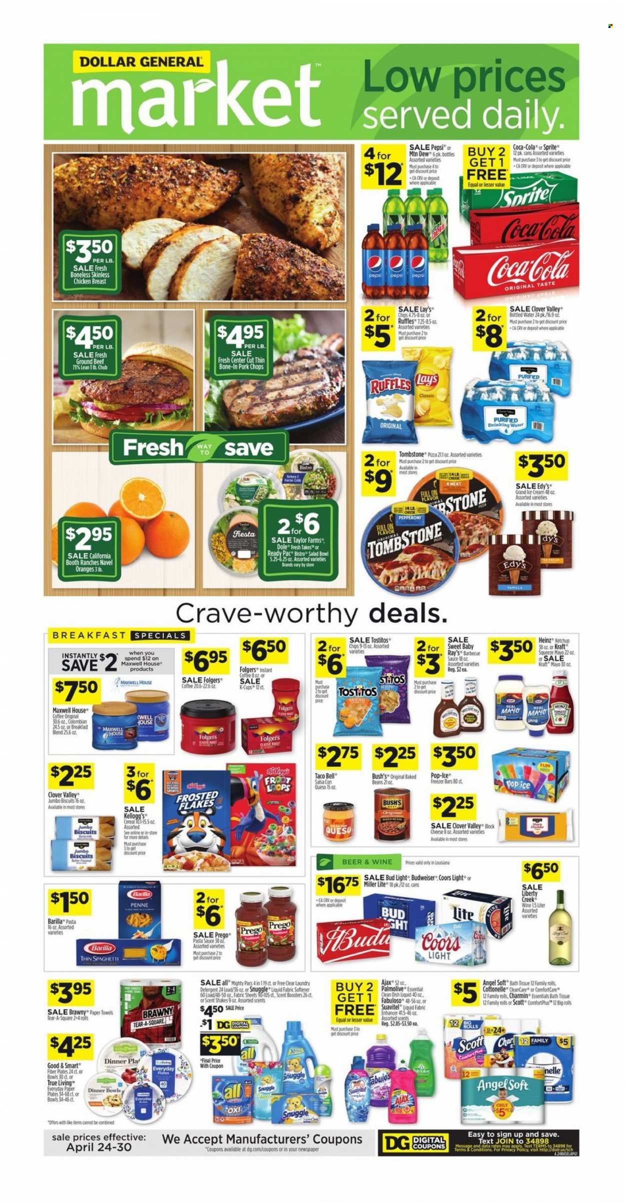 Dollar General (LA) Weekly Ad Flyer April 25 to May 2