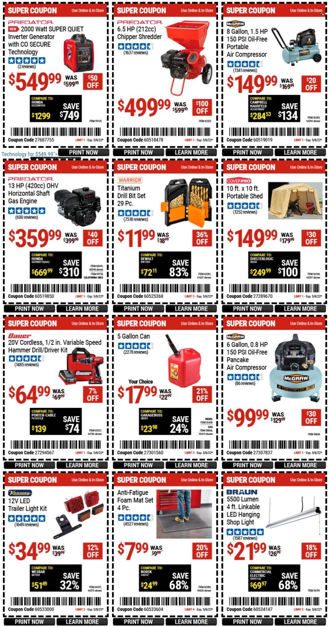 Harbor Freight Weekly Ad Flyer April 25 to May 2
