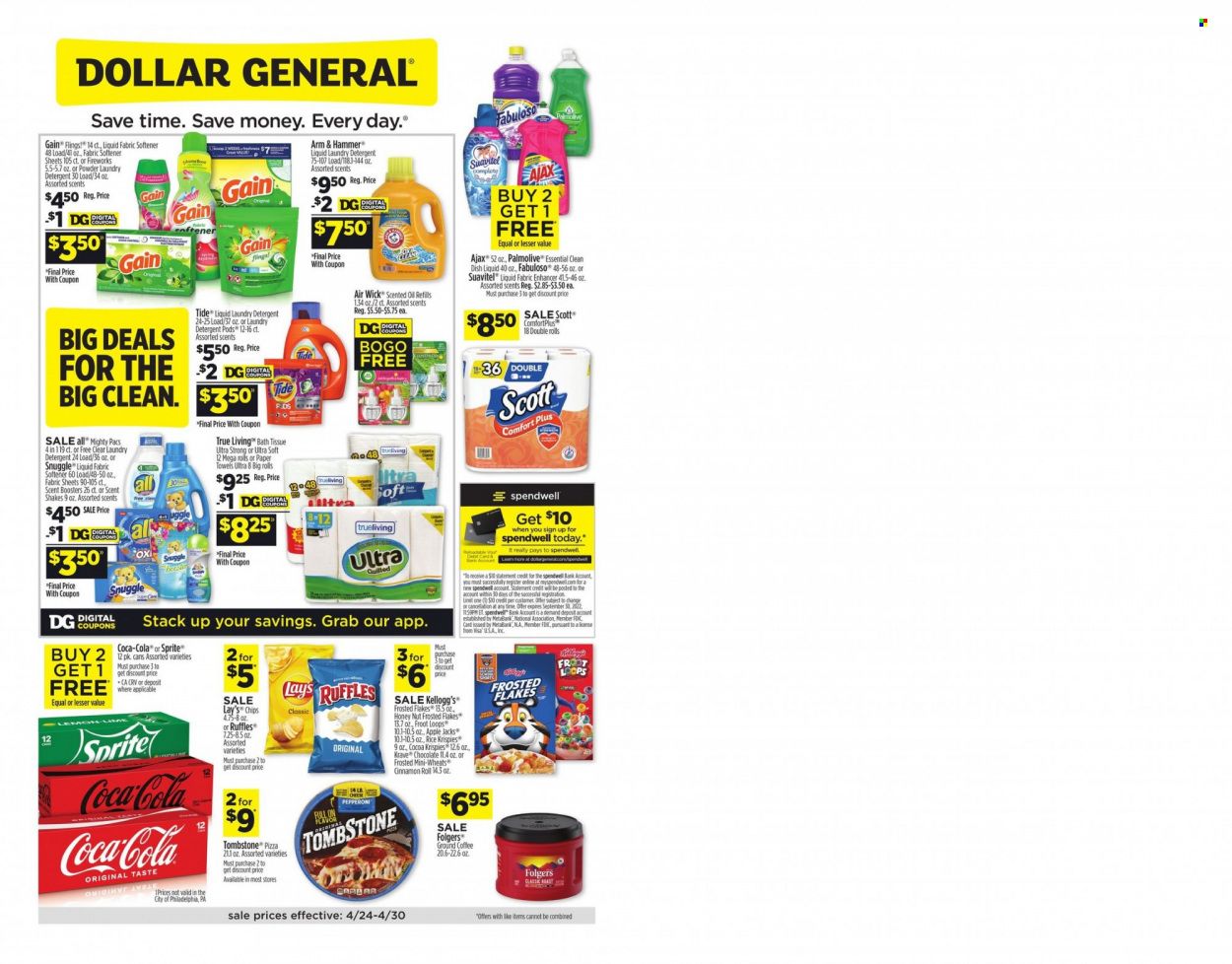 Dollar General (AZ, CO, NM, OR) Weekly Ad Flyer April 25 to May 2