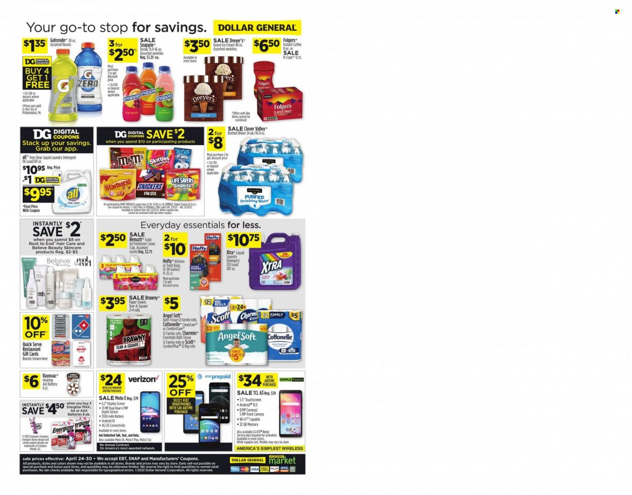 Dollar General (AZ, CO, NM, OR) Weekly Ad Flyer April 25 to May 2