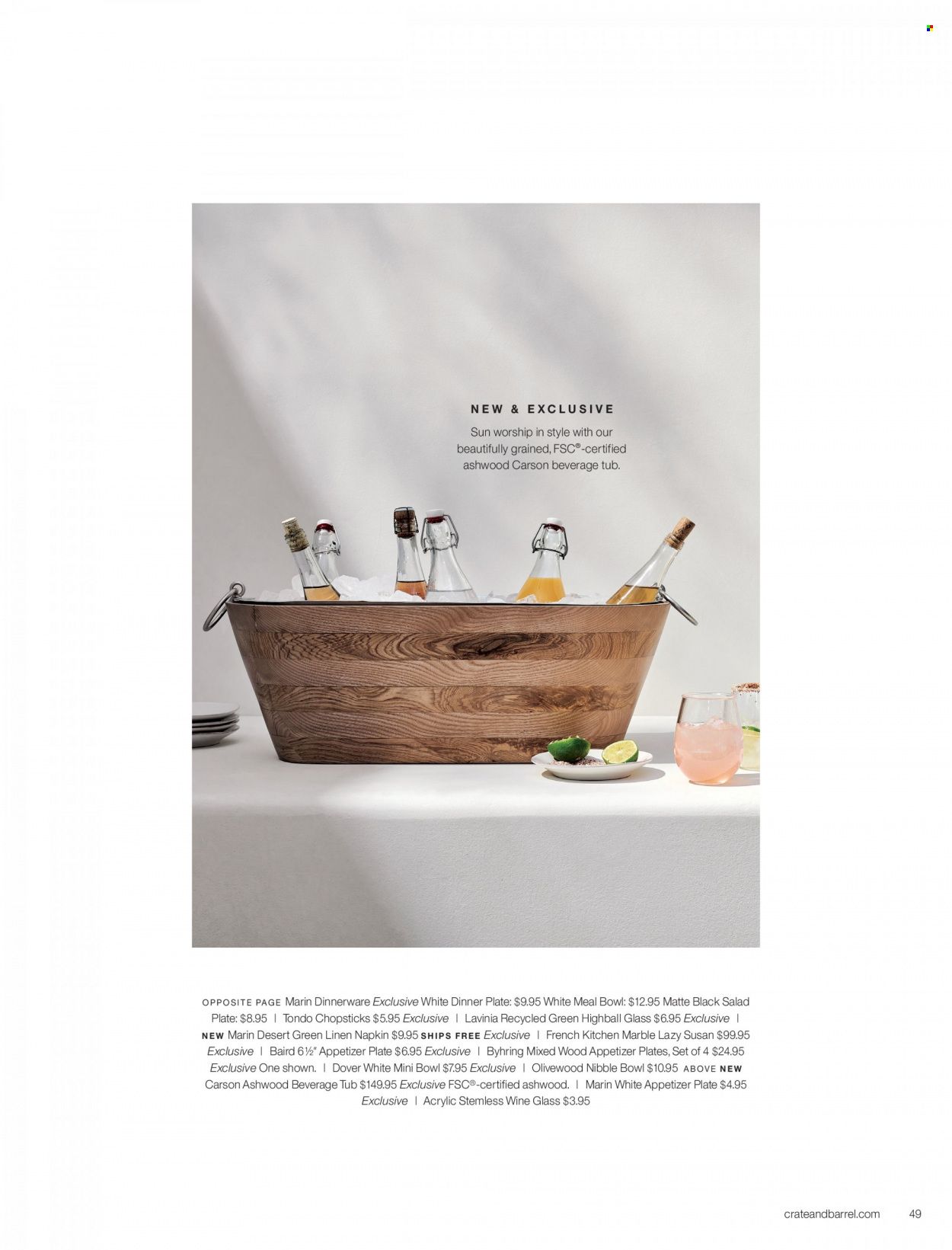 Crate & Barrel Weekly Ad Flyer April 25 to May 2
