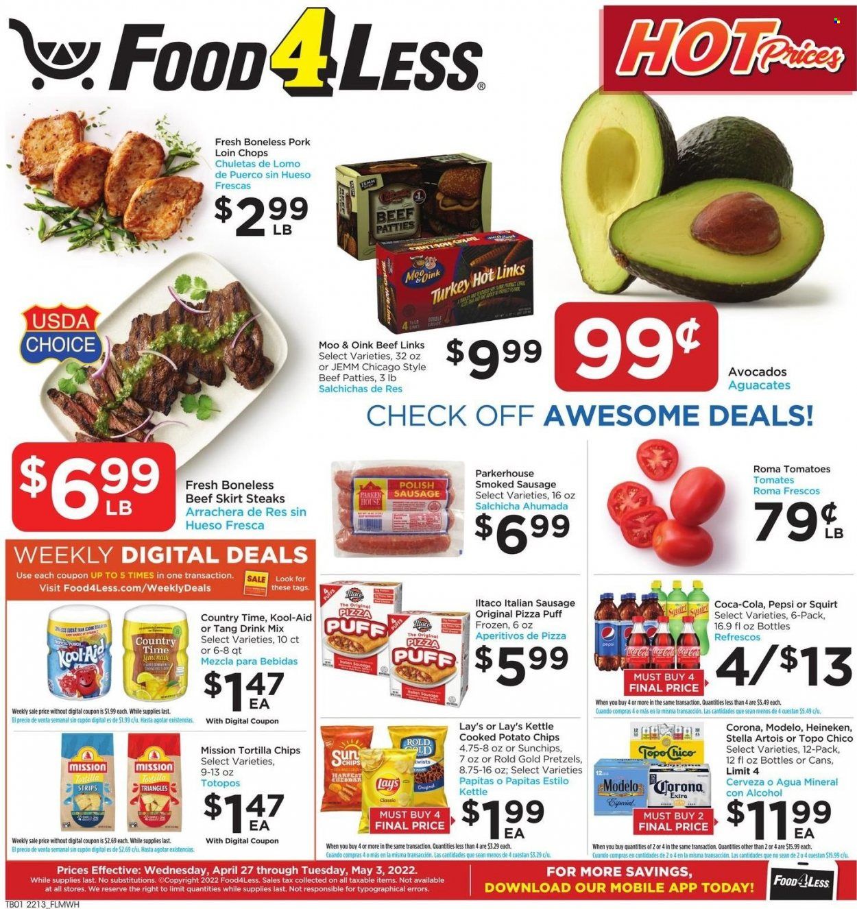 Food 4 Less (IL) Weekly Ad Flyer April 26 to May 3