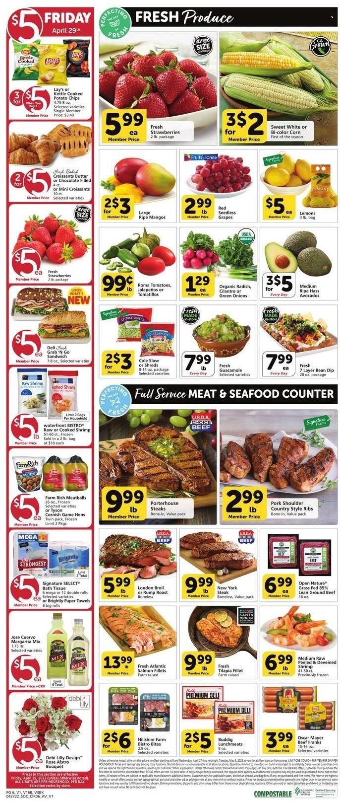 Albertsons (CA, ID, LA, MT, OR, TX, WA) Weekly Ad Flyer April 26 to May 3