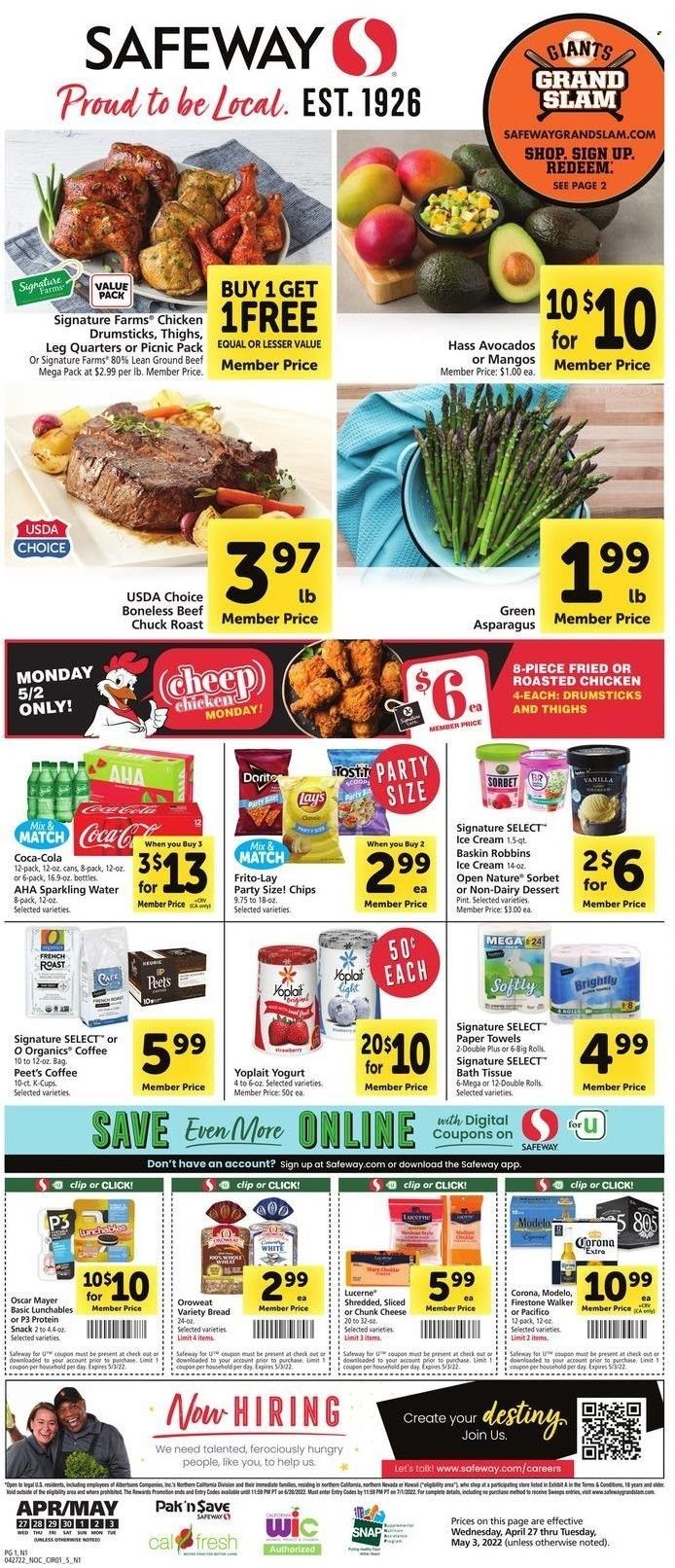 Safeway (AZ, CA, CO, HI, MD, NE, OR, VA, WA) Weekly Ad Flyer April 26 to May 3