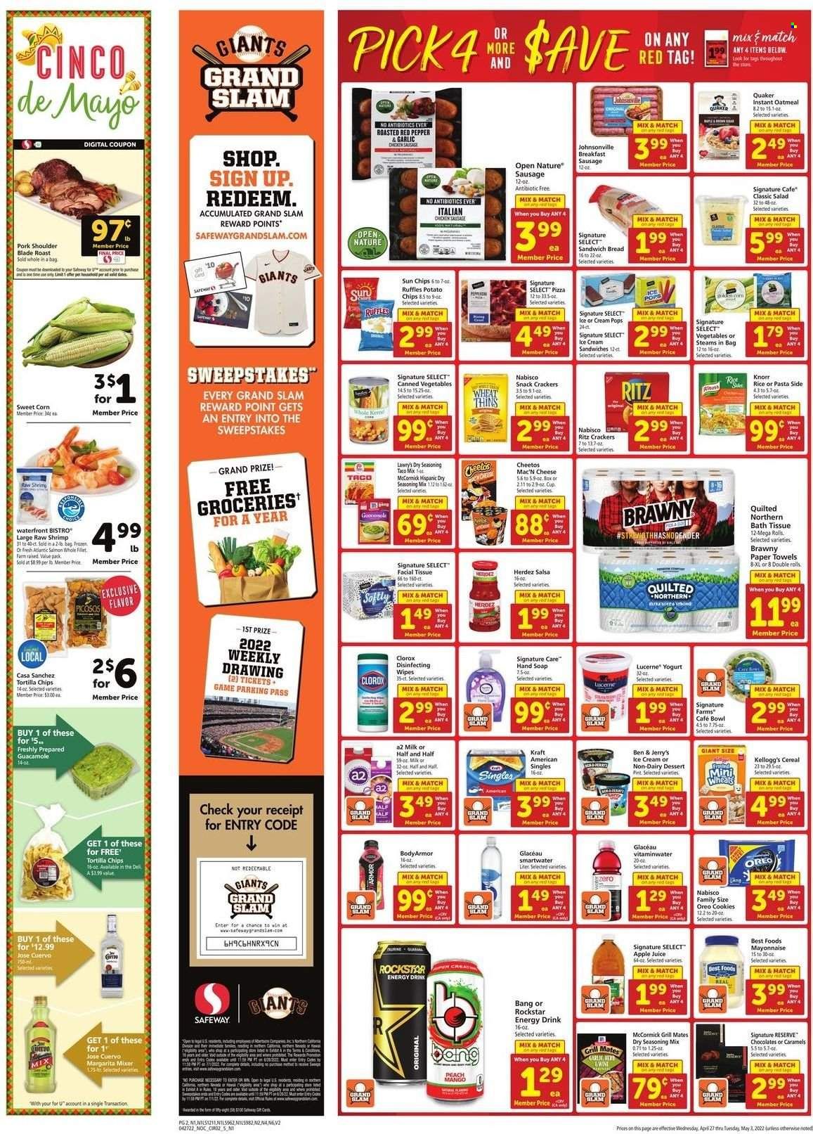 Safeway (AZ, CA, CO, HI, MD, NE, OR, VA, WA) Weekly Ad Flyer April 26 to May 3