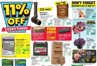 Menards Weekly Ad Flyer April 27 to May 4