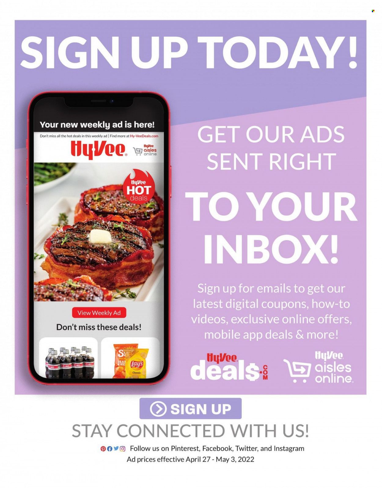 Hy-Vee (IA, IL, MN, MO, SD) Weekly Ad Flyer April 27 to May 4