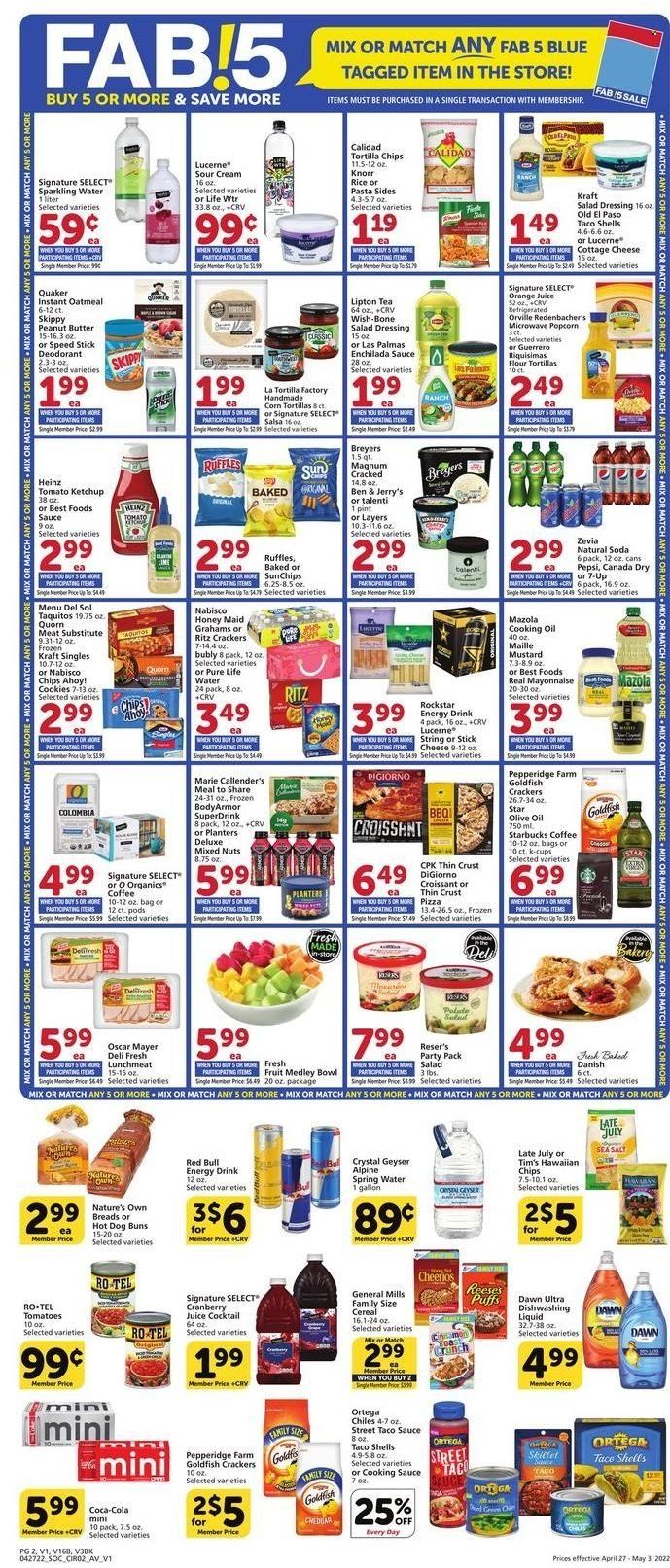 Vons (CA) Weekly Ad Flyer April 27 to May 4