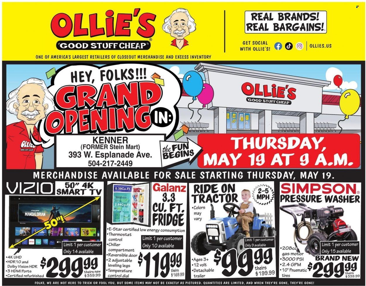 Ollie's Bargain Outlet (LA) Weekly Ad Flyer April 27 to May 4