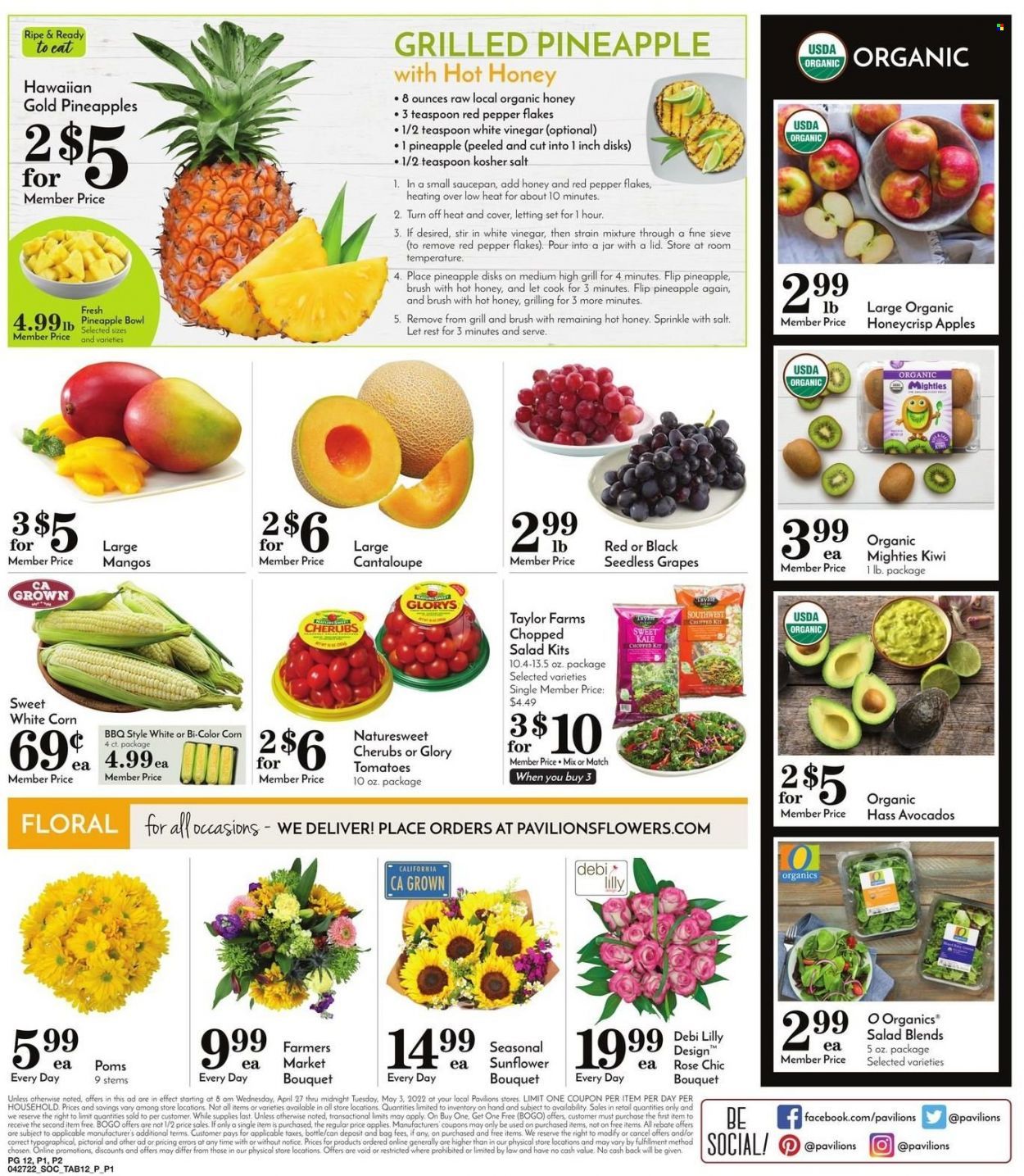 Pavilions (CA) Weekly Ad Flyer April 27 to May 4