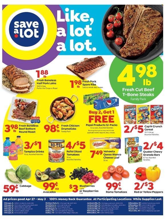 Save a Lot Weekly Ad Flyer April 27 to May 4