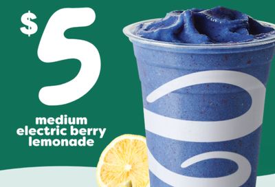Score a $5 Electric Berry Lemonade at Jamba Daily Through to May 31: A Jamba Rewards Exclusive