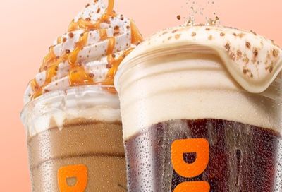 The New Salted Caramel Cream Cold Brew and Salted Caramel Signature Latte Arrive at Dunkin’ Donuts