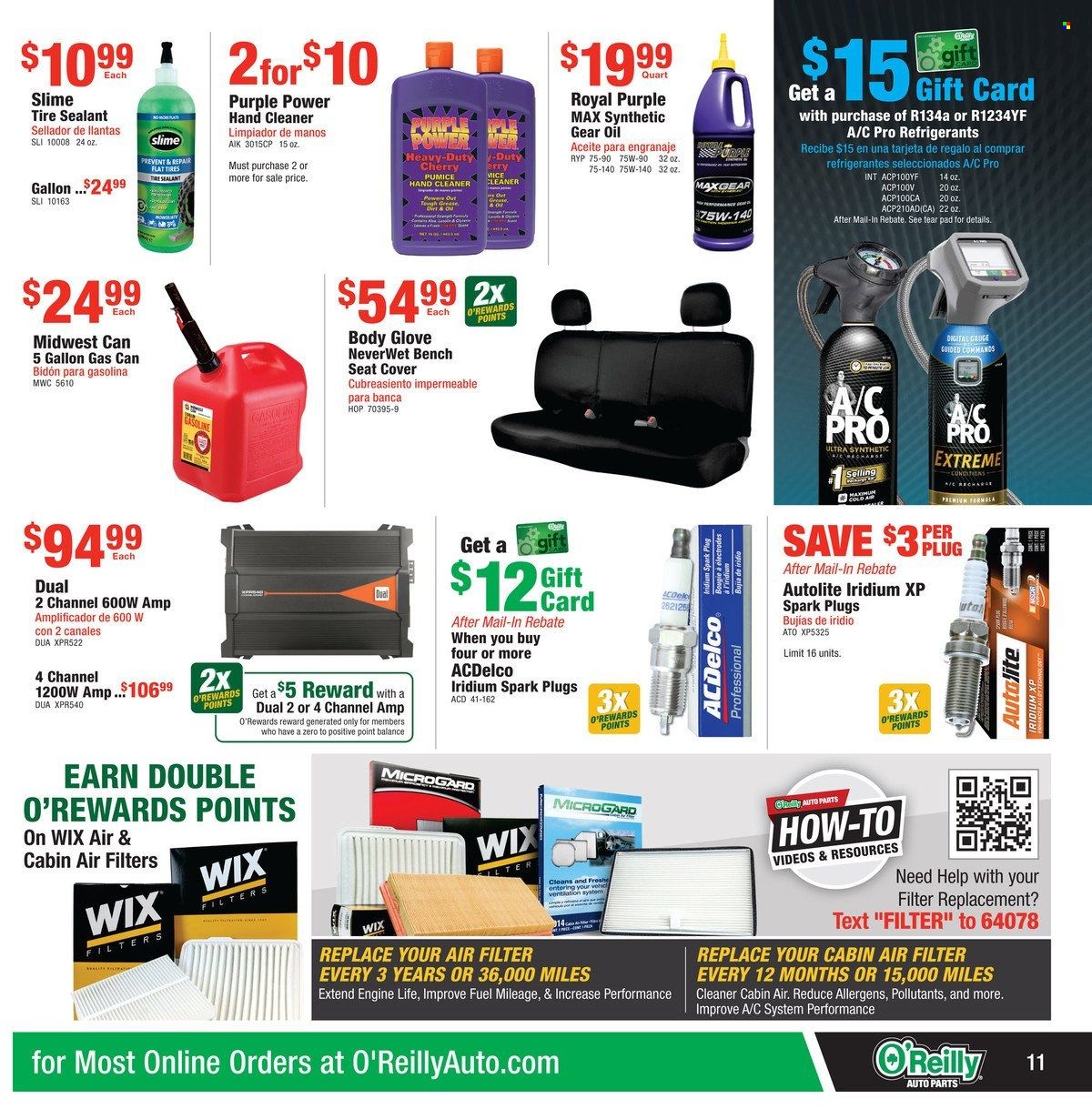 O'Reilly Auto Parts Weekly Ad Flyer April 28 to May 5