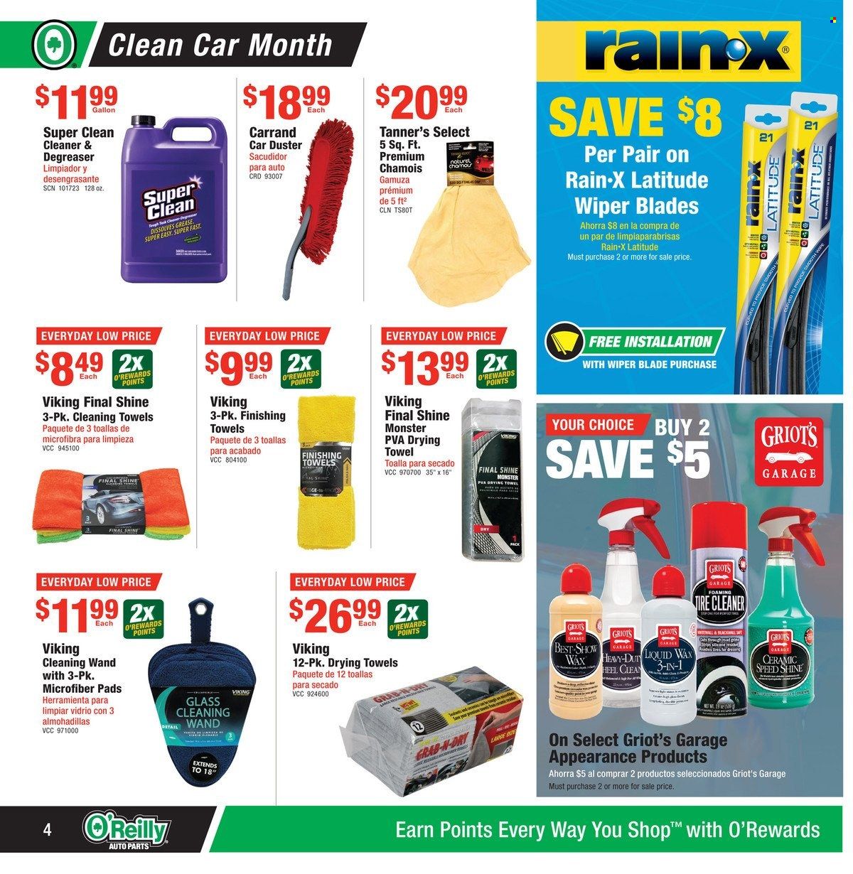 O'Reilly Auto Parts Weekly Ad Flyer April 28 to May 5