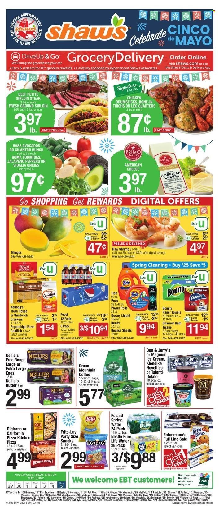 Shaw’s (MA, ME, NH, RI, VT) Weekly Ad Flyer April 28 to May 5