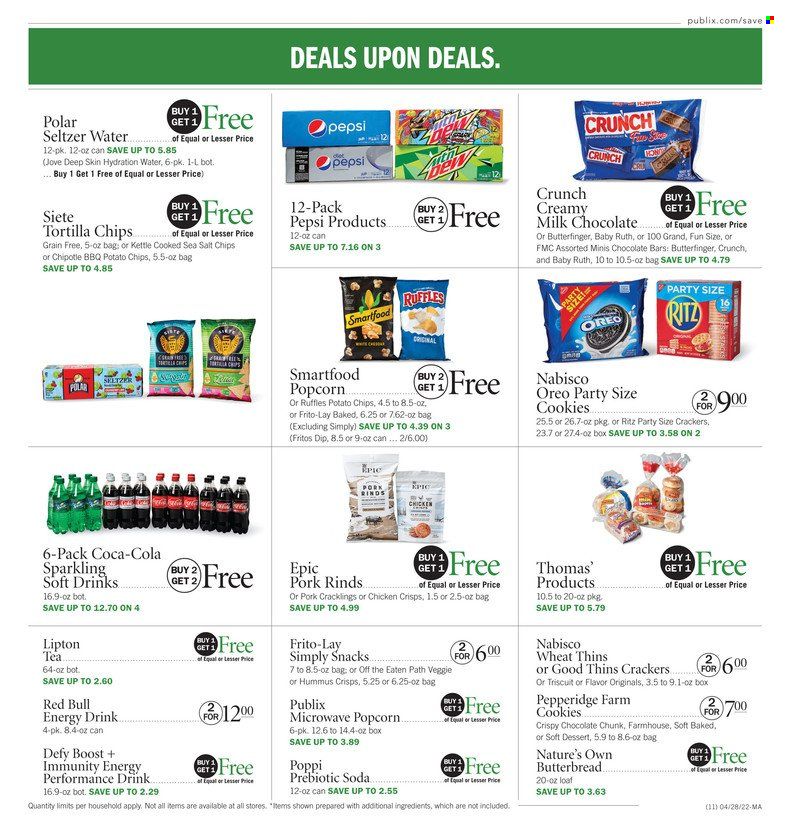 Publix (AL, FL, GA, NC, SC, TN) Weekly Ad Flyer April 28 to May 5
