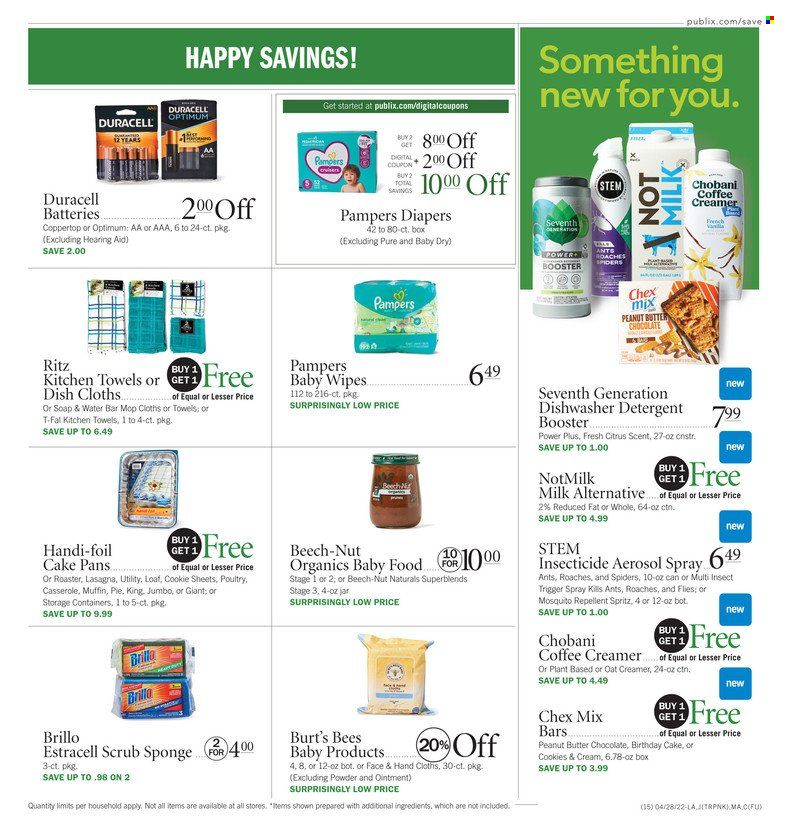 Publix (AL, FL, GA, NC, SC, TN) Weekly Ad Flyer April 28 to May 5