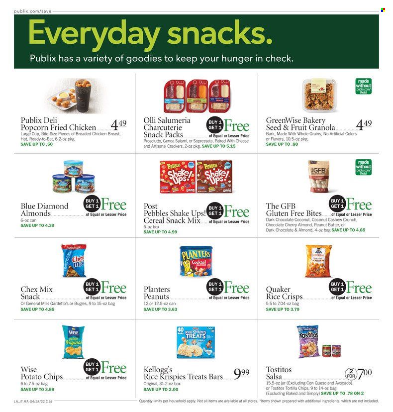 Publix (AL, FL, GA, NC, SC, TN) Weekly Ad Flyer April 28 to May 5
