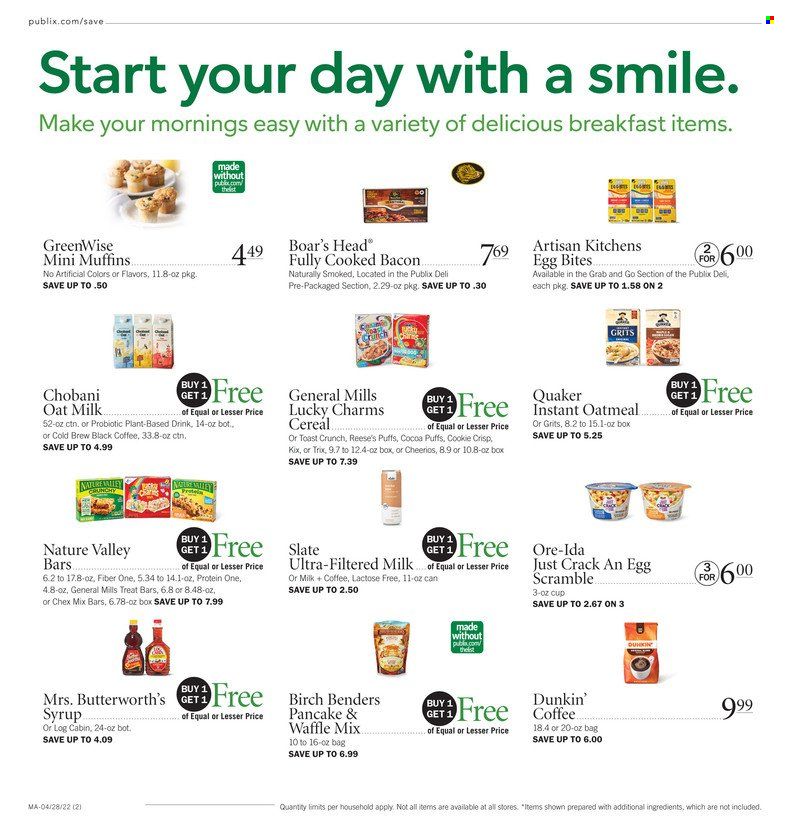 Publix (AL, FL, GA, NC, SC, TN) Weekly Ad Flyer April 28 to May 5