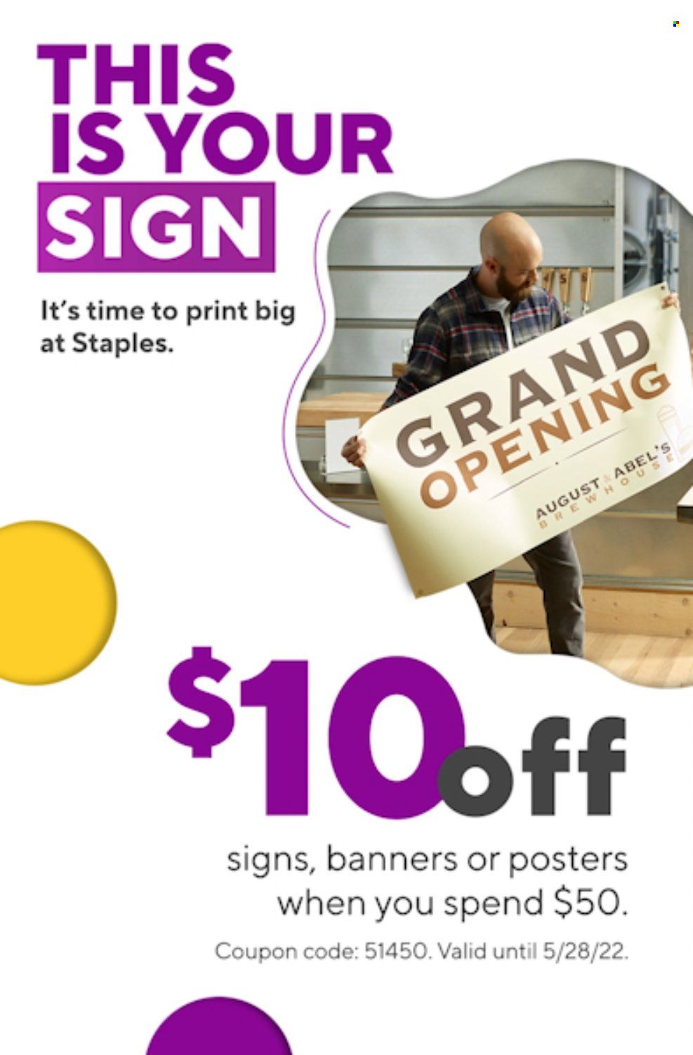 Staples Weekly Ad Flyer April 28 to May 5