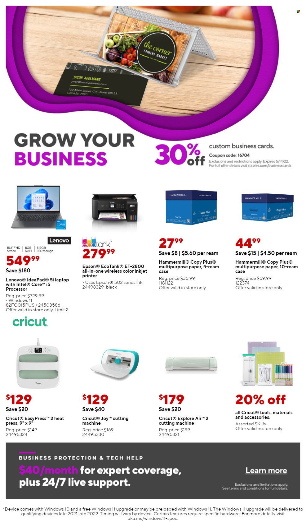 Staples Weekly Ad Flyer April 28 to May 5