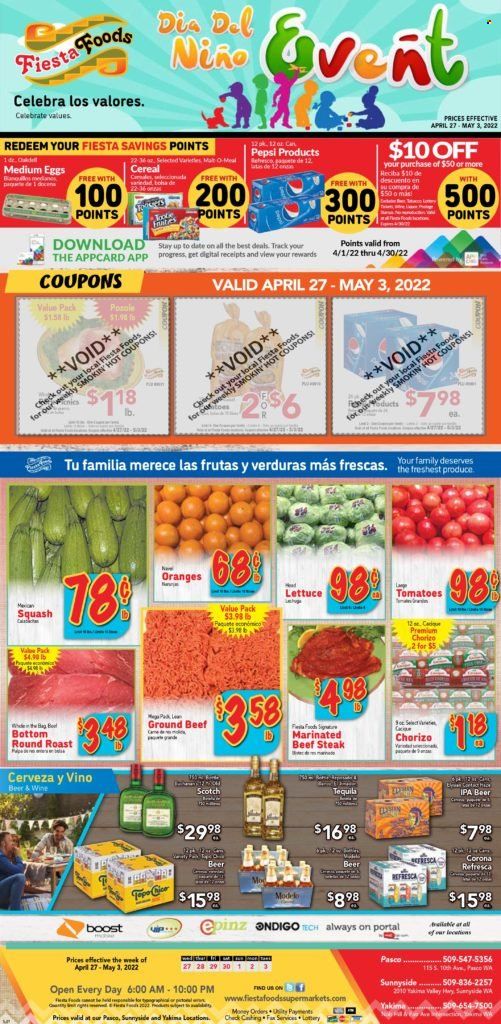 Fiesta Foods SuperMarkets (WA) Weekly Ad Flyer April 28 to May 5