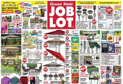Ocean State Job Lot (CT, MA, ME, NH, NJ, NY, RI) Weekly Ad Flyer April 28 to May 5