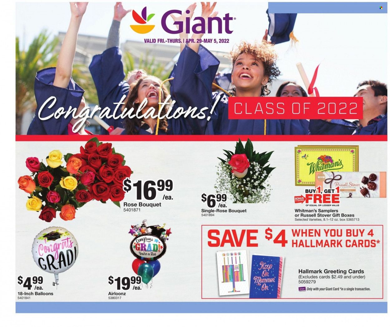 Giant Food (DE, MD, VA) Weekly Ad Flyer April 29 to May 6