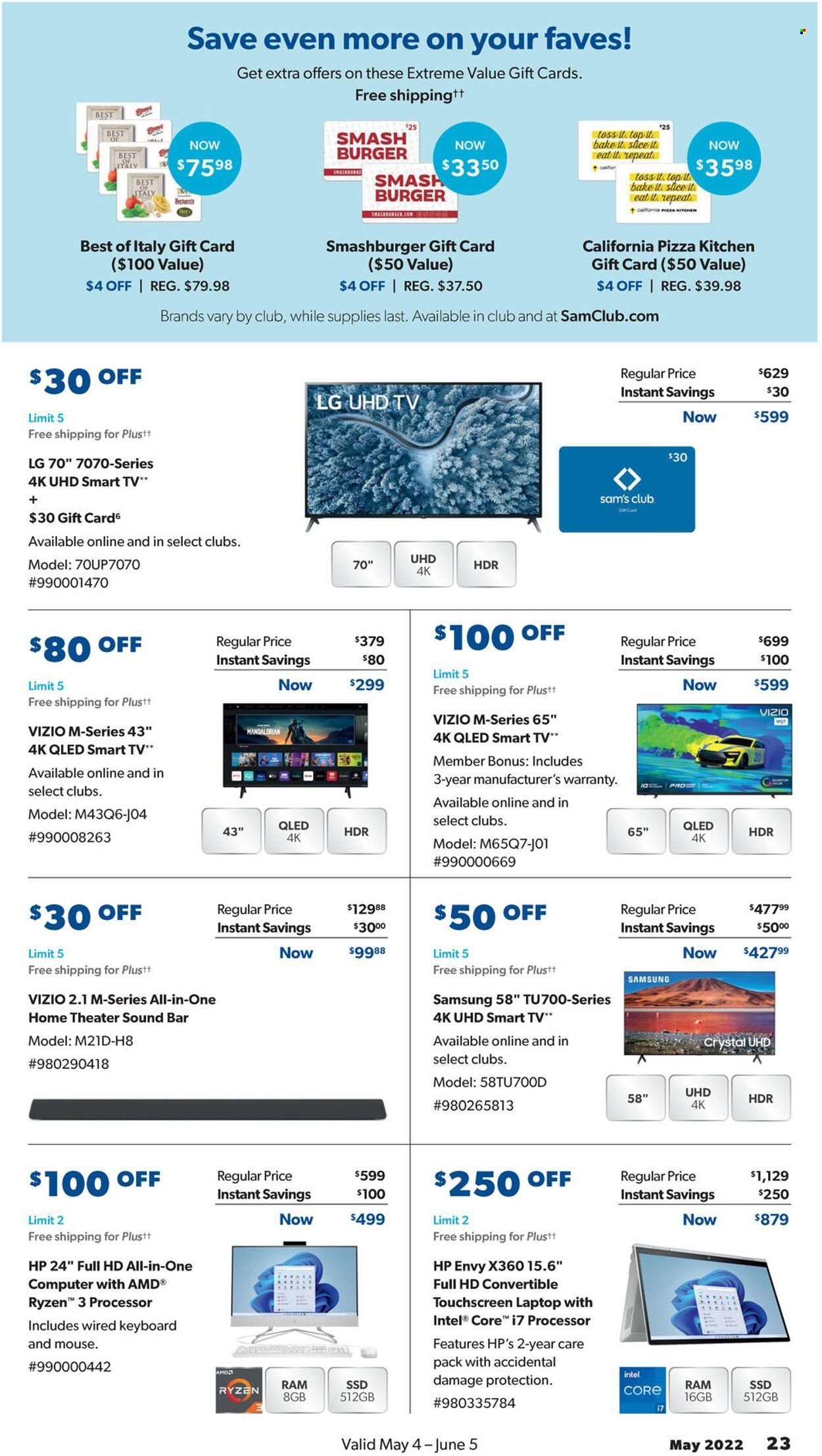 Sam's Club Weekly Ad Flyer April 29 to May 6