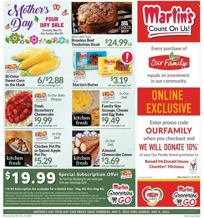 Martin’s (IN, MI) Weekly Ad Flyer April 30 to May 7