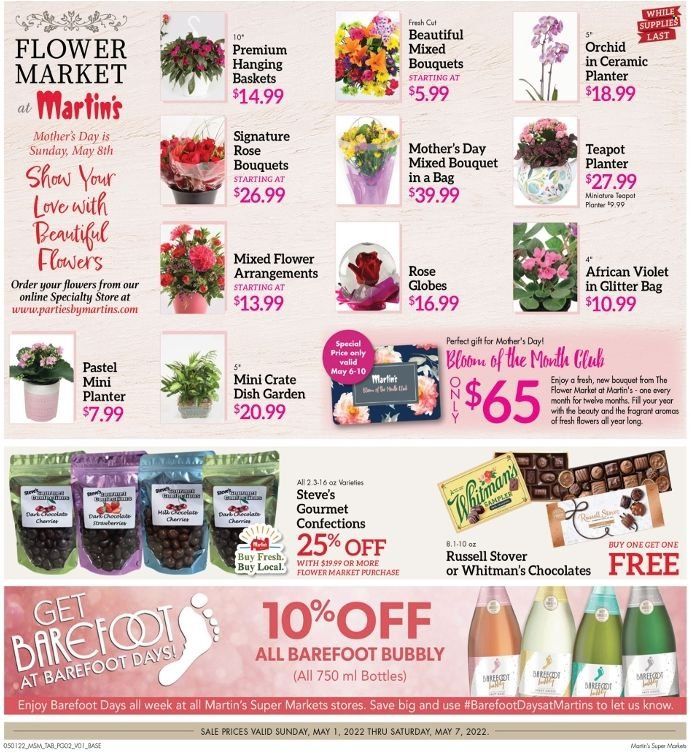 Martin’s (IN, MI) Weekly Ad Flyer April 30 to May 7