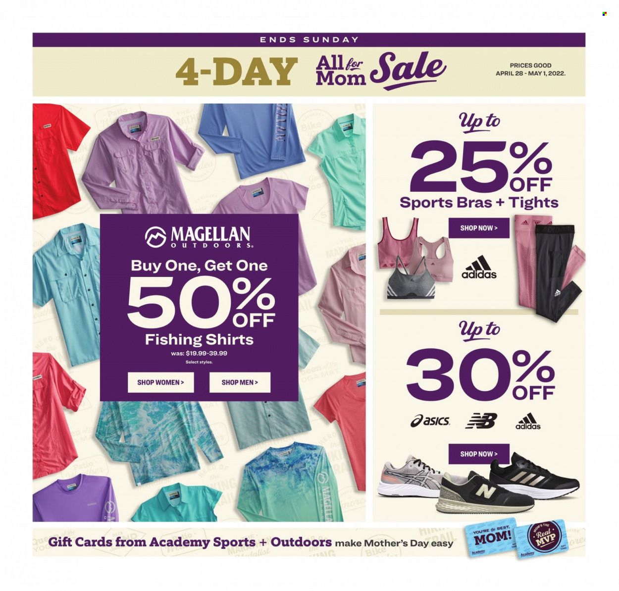 Academy Sports (AL, AR, GA, LA, MO, NC, SC, TN, TX) Weekly Ad Flyer April 30 to May 7
