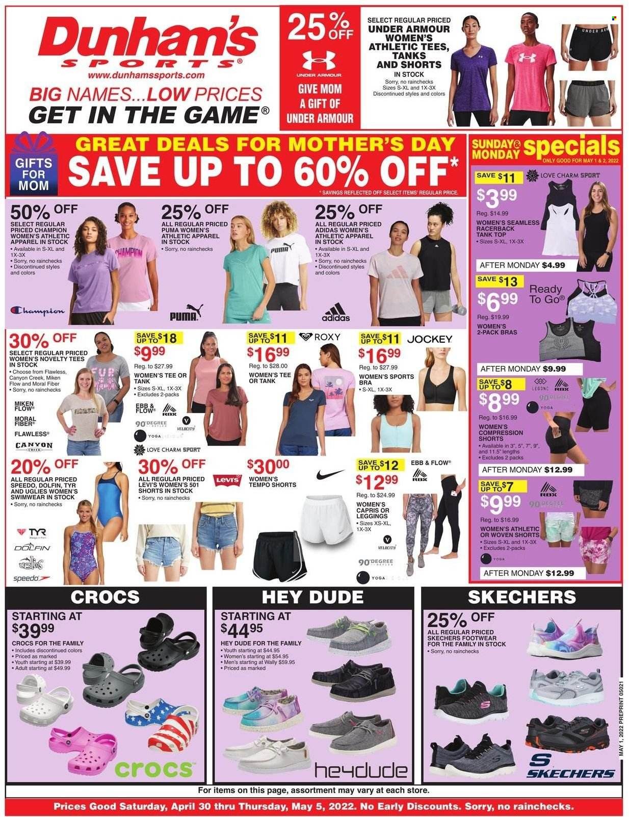 Dunham's Sports Weekly Ad Flyer April 30 to May 7