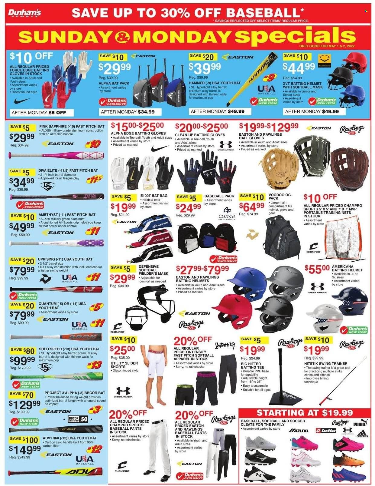 Dunham's Sports Weekly Ad Flyer April 30 to May 7