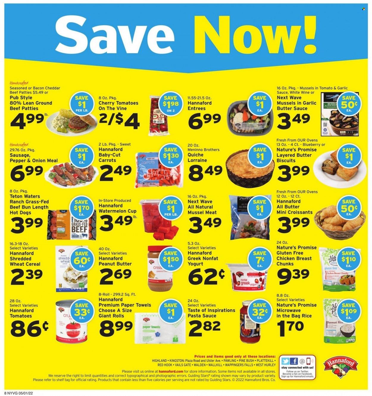 Hannaford (NY) Weekly Ad Flyer May 1 to May 8