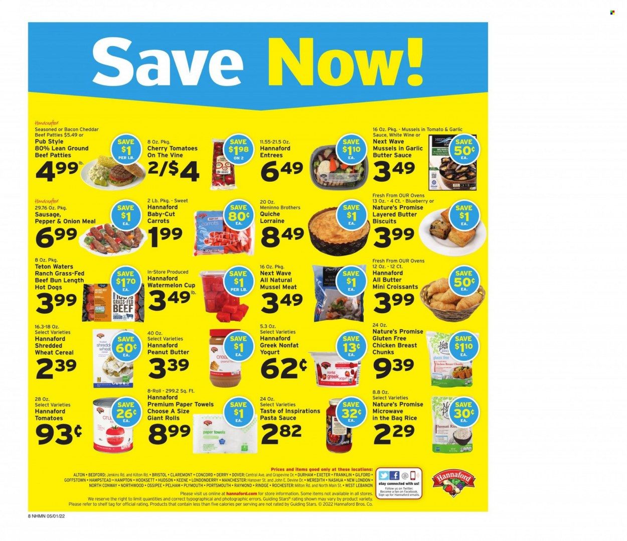 Hannaford (NH) Weekly Ad Flyer May 1 to May 8