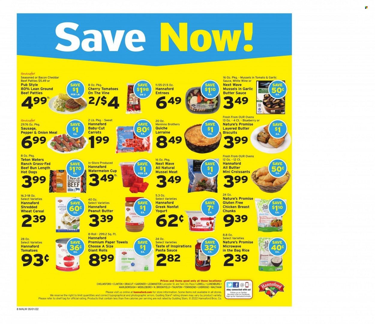 Hannaford (MA) Weekly Ad Flyer May 1 to May 8