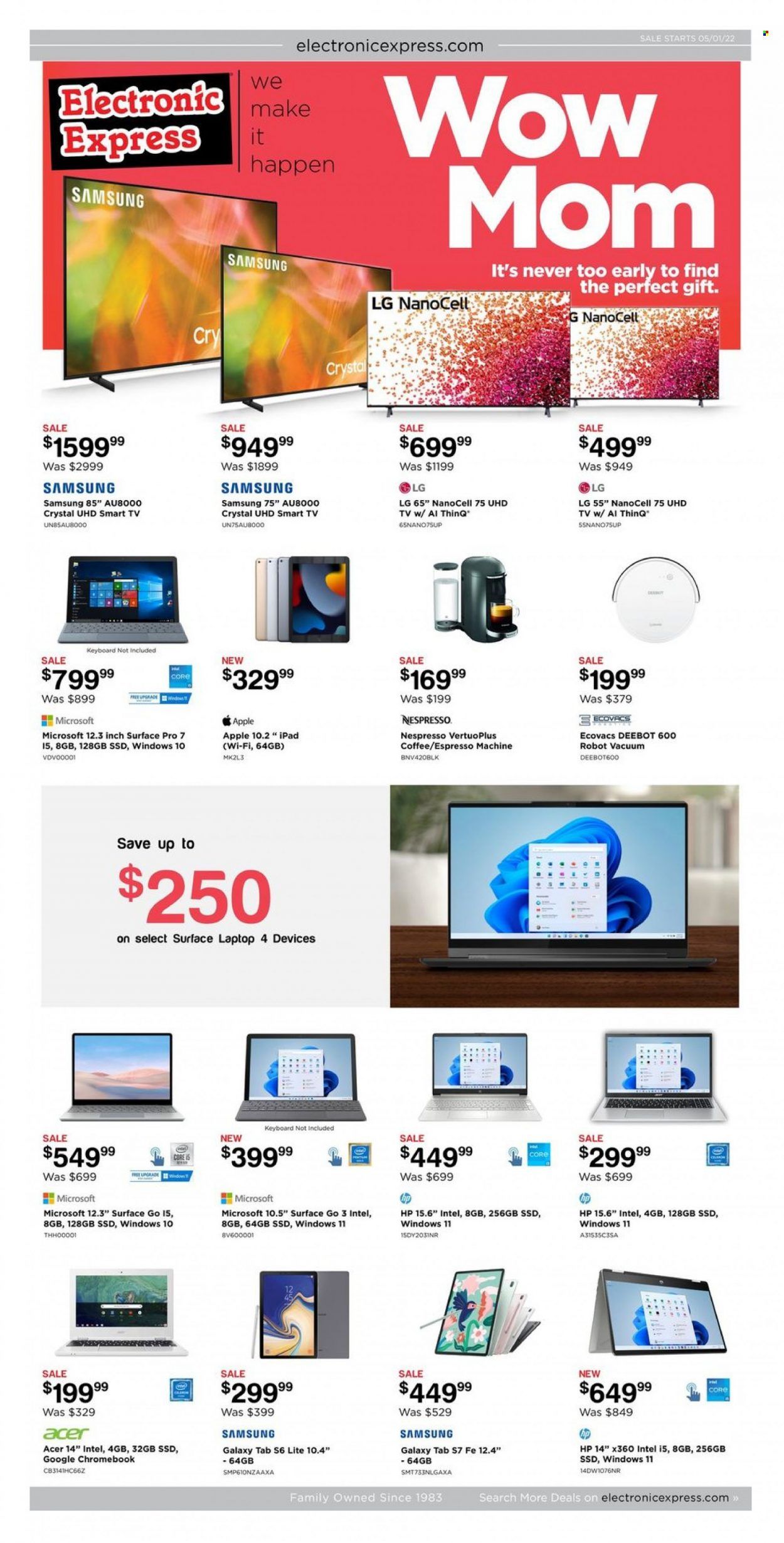 Electronic Express (AL, TN) Weekly Ad Flyer May 1 to May 8